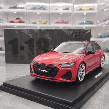 [GT Spirit] 1:18 Audi 2021 RS6 C8 MTM Red Model Car Resin