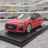 [GT Spirit] 1:18 Audi 2021 RS6 C8 MTM röd modellbil harts