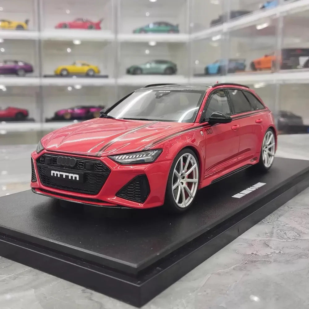 [GT Spirit] 1:18 Audi 2021 RS6 C8 MTM Red Model Car Resin