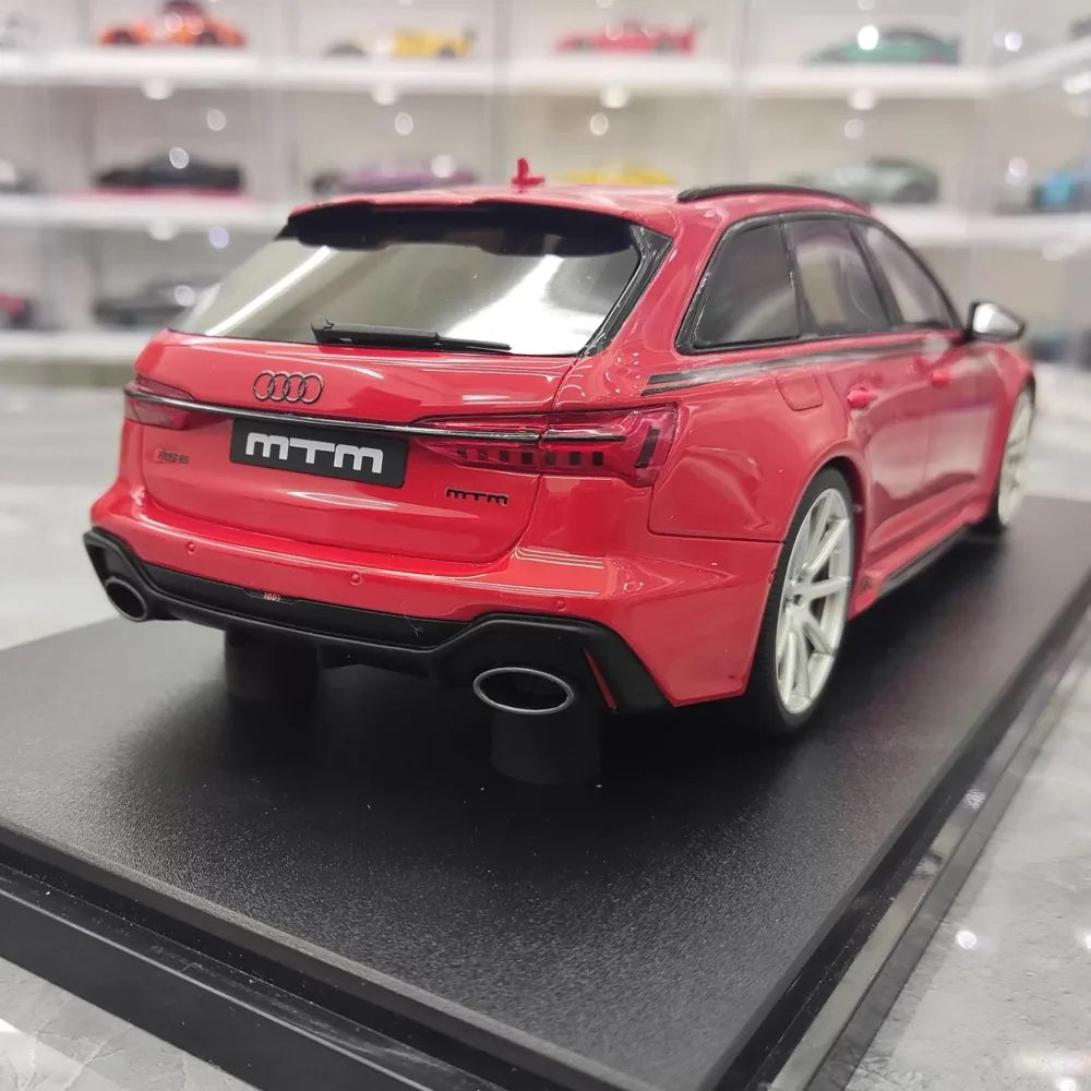 [GT Spirit] 1:18 Audi 2021 RS6 C8 MTM Red Model Car Resin