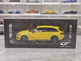[GT Spirit] 1:18 Audi 2024 RS4 Avant 25th Anniversary Edition jaune voiture miniature Resin
