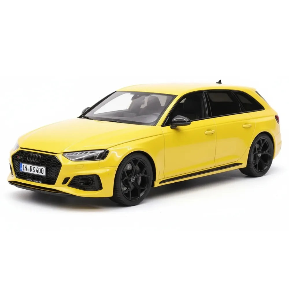 [GT Spirit] 1:18 Audi 2024 RS4 Avant 25th Anniversary Edition Yellow Model Car Resin