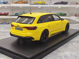 [GT Spirit] 1:18 Audi 2024 RS4 Avant 25th Anniversary Edition jaune voiture miniature Resin