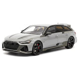 [GT Spirit] 1:18 Audi 2024 RS6 Avant GT Gray Model Car Resin