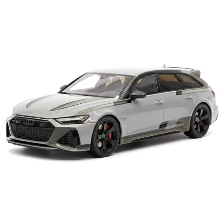[GT Spirit] 1:18 Audi 2024 RS6 Avant GT grijs modelauto Hars
