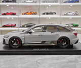 [GT Spirit] 1:18 Audi 2024 RS6 Avant GT Gray Model Car Resin