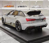 [GT Spirit] 1:18 Audi 2024 RS6 Avant GT Gray Model Car Resin