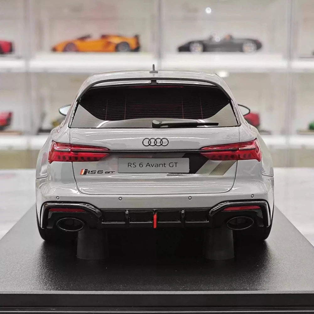 [GT Spirit] 1:18 Audi 2024 RS6 Avant GT gris voiture miniature Resin
