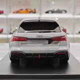 [GT Spirit] 1:18 Audi 2024 RS6 Avant GT Gray Model Car Resin
