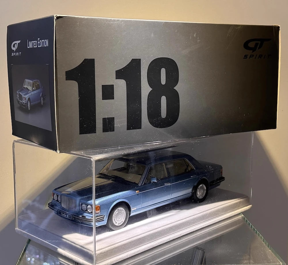 [GT Spirit] 1:18 Bentley 1995 Turbo R Blue Model Car Resin