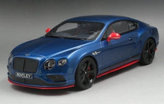 [GT Spirit] 1:18 Bentley 2015 Continental GT3-R bleu voiture miniature Resin