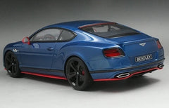 [GT Spirit] 1:18 Bentley 2015 Continental GT3-R bleu voiture miniature Resin
