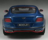 [GT Spirit] 1:18 Bentley 2015 Continental GT3-R Blue Model Car Resin