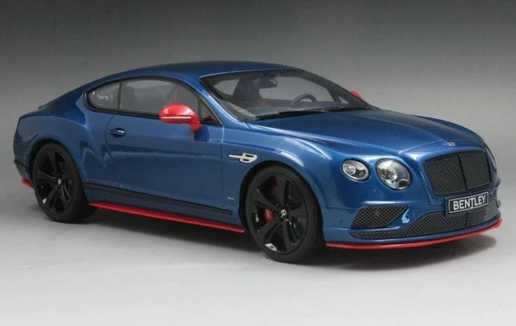 [GT Spirit] 1:18 Bentley 2015 Continental GT3-R Blue Model Car Resin
