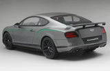 [GT Spirit] 1:18 Bentley 2015 Continental GT3-R グレー モデルカー レジン