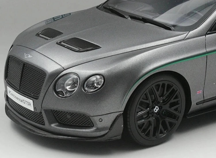[GT Spirit] 1:18 Bentley 2015 Continental GT3-R Gray Model Car Resin