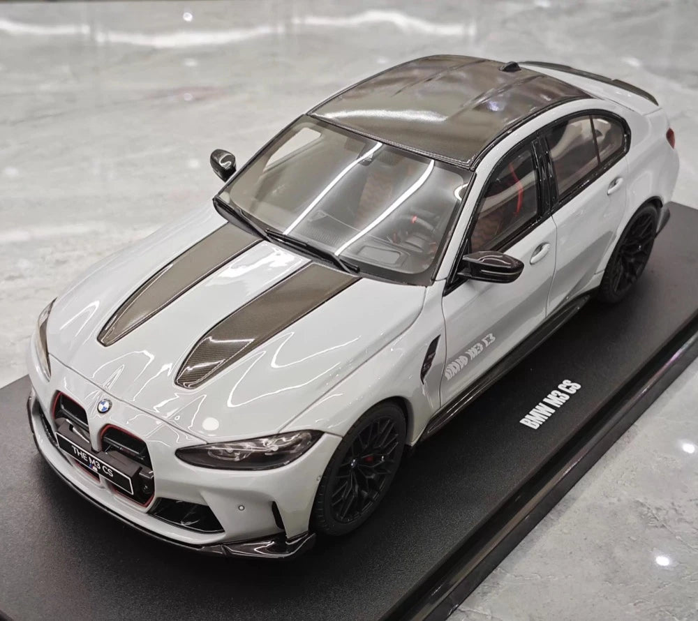[GT Spirit] 1:18 BMW 2023 M3 CS grå modellbil harts