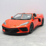 [GT Spirit] 1:18 Chevrolet 2020 Corvette C8 Convertible Orange Model Car Resin