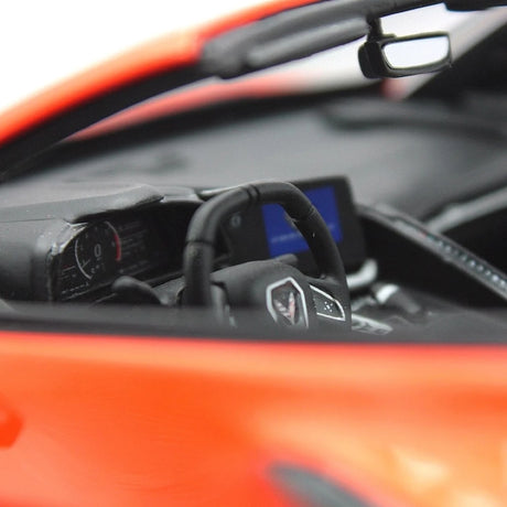 [GT Spirit] 1:18 Chevrolet 2020 Corvette C8 Convertible Orange Model Car Resin