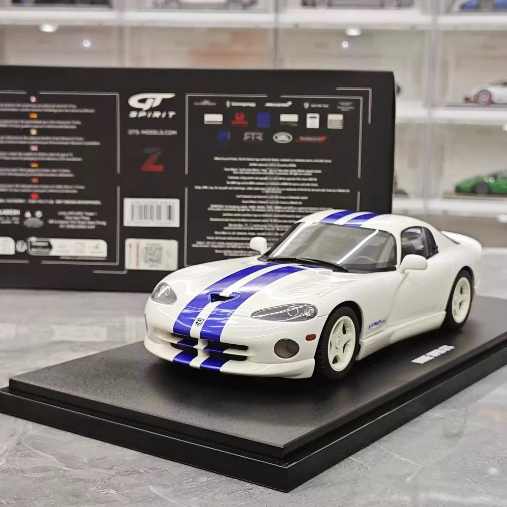 [GT Spirit] 1:18 Dodge 1996 Viper GTS White Model Car Resin