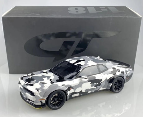 [GT Spirit] 1:18 Dodge 2019 Challenger R/T Widebody Camouflage Model Car Resin