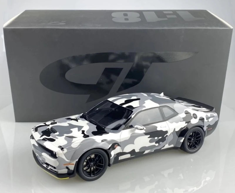 [GT Spirit] 1:18 Dodge 2019 Challenger R/T Widebody Camouflage Model Car Resin