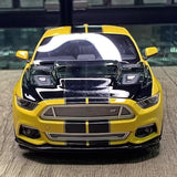 [GT Spirit] 1:18 Ford 2016 Mustang Shelby GT350R geel modelauto Hars