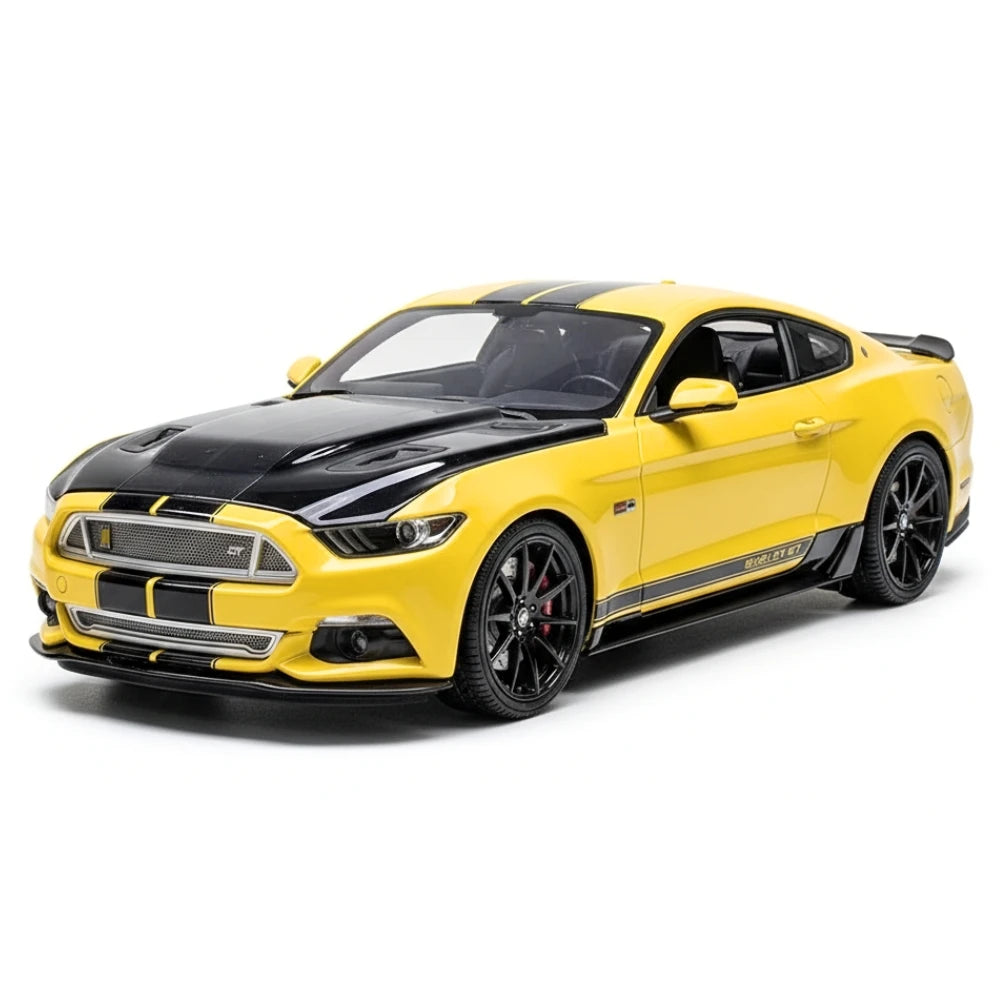 [GT Spirit] 1:18 Ford 2016 Mustang Shelby GT350R geel modelauto Hars