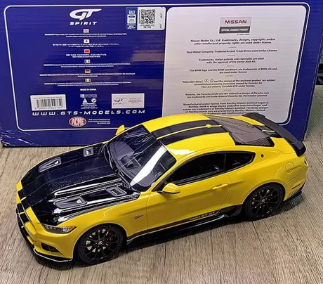 [GT Spirit] 1:18 Ford 2016 Mustang Shelby GT350R geel modelauto Hars