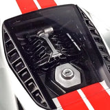 [GT Spirit] 1:18 Ford 2017 GT vit modellbil harts