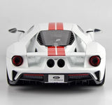 [GT Spirit] 1:18 Ford 2017 GT vit modellbil harts