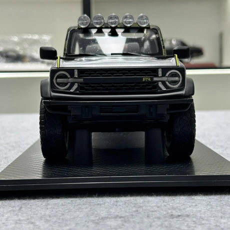 [GT Spirit] 1:18 Ford 2021 Bronco RTR Silver Model Car Resin