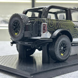 [GT Spirit] 1:18 Ford 2021 Bronco RTR Silver Model Car Resin
