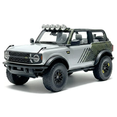 [GT Spirit] 1:18 Ford 2021 Bronco RTR Silver Model Car Resin