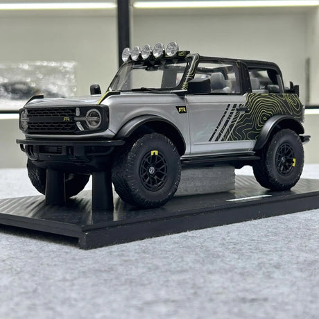 [GT Spirit] 1:18 Ford 2021 Bronco RTR Silver Model Car Resin