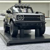 [GT Spirit] 1:18 Ford 2021 Bronco RTR Silver Model Car Resin