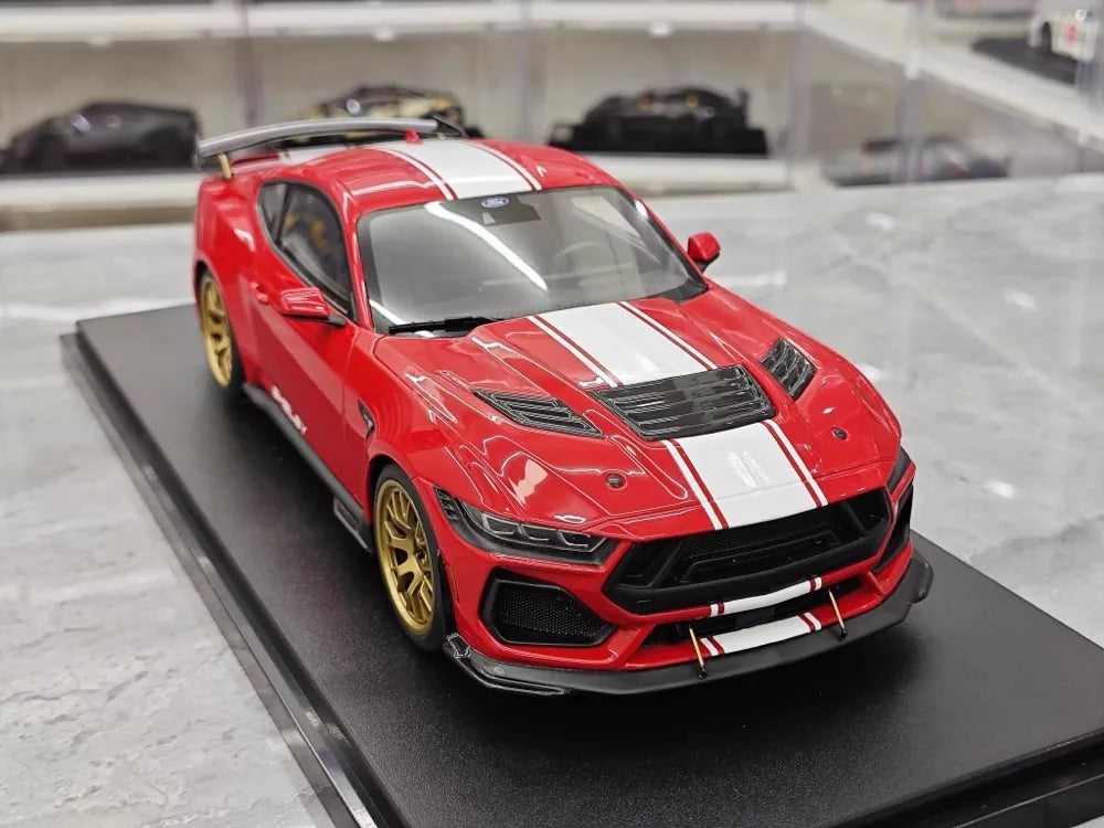 [GT Spirit] 1:18 Ford 2024 Mustang Shelby GT500 Red Model Car Resin