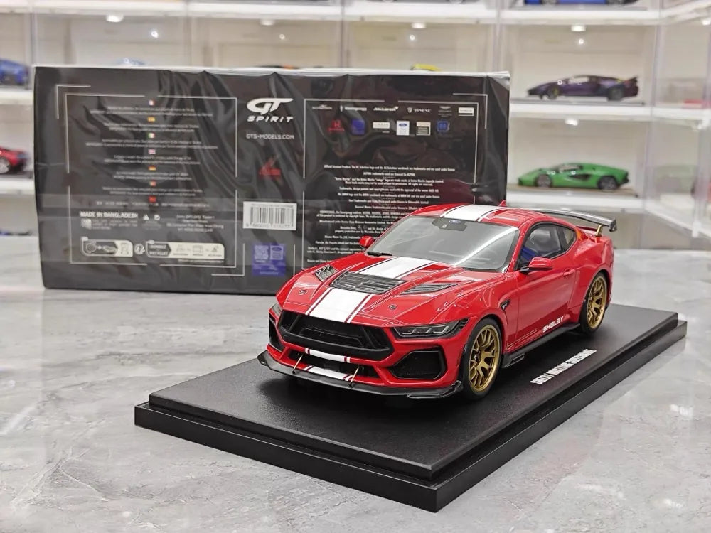 [GT Spirit] 1:18 Ford 2024 Mustang Shelby GT500 Red Model Car Resin