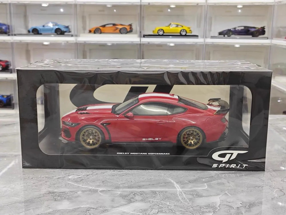 [GT Spirit] 1:18 Ford 2024 Mustang Shelby GT500 Red Model Car Resin