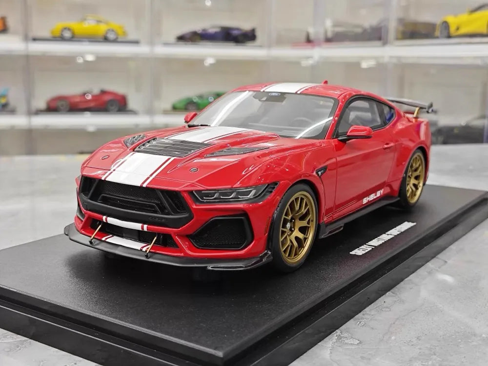 [GT Spirit] 1:18 Ford 2024 Mustang Shelby GT500 Red Model Car Resin