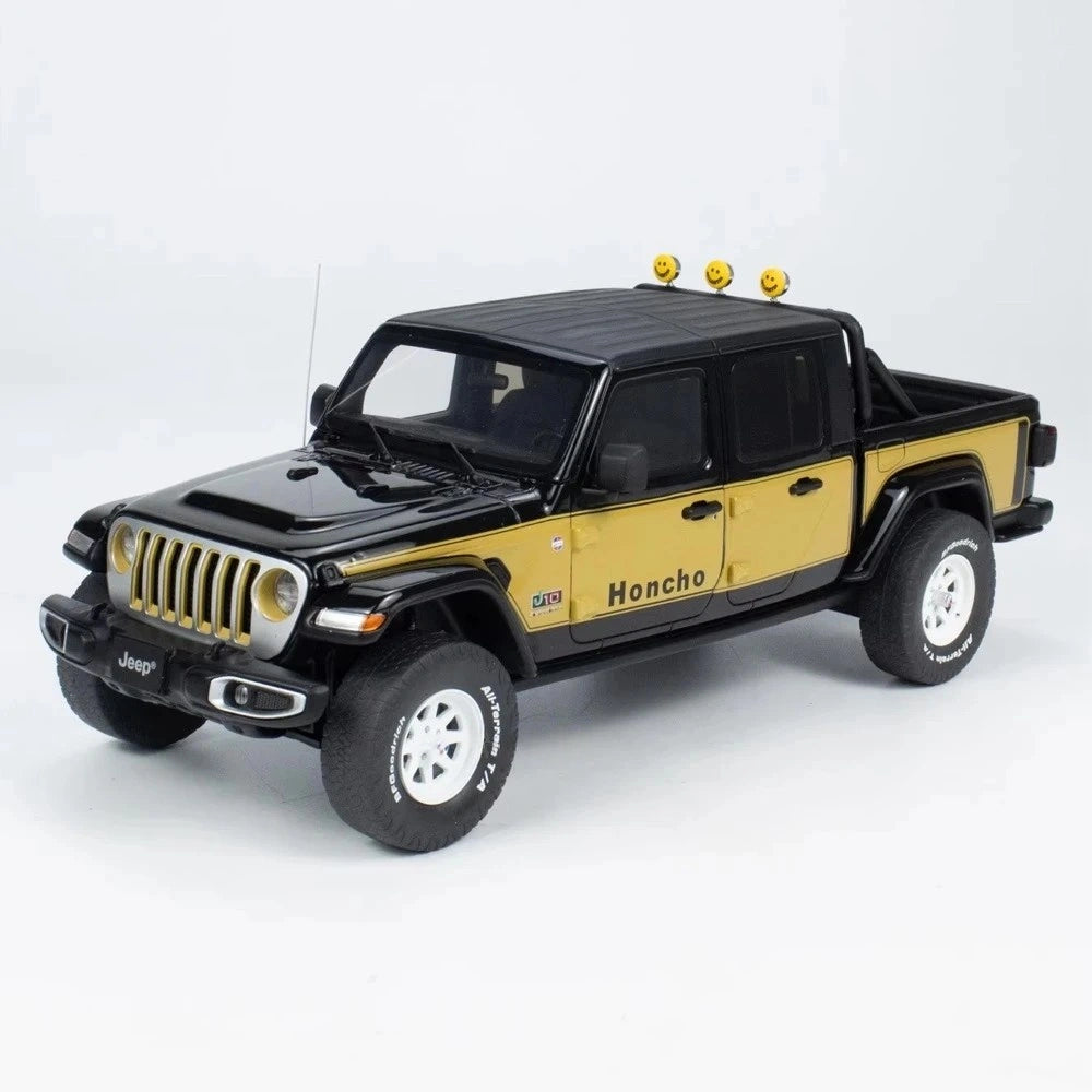 [GT Spirit] 1:18 Jeep 2021 Gladiator Honcho Black Model Car Resin