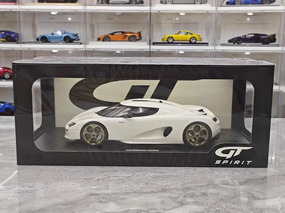 [GT Spirit] 1:18 Koenigsegg 2022 CC850 White Model Car Resin