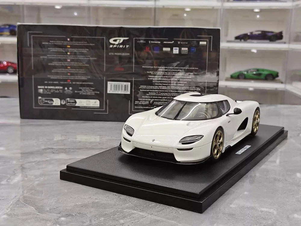 [GT Spirit] 1:18 Koenigsegg 2022 CC850 White Model Car Resin