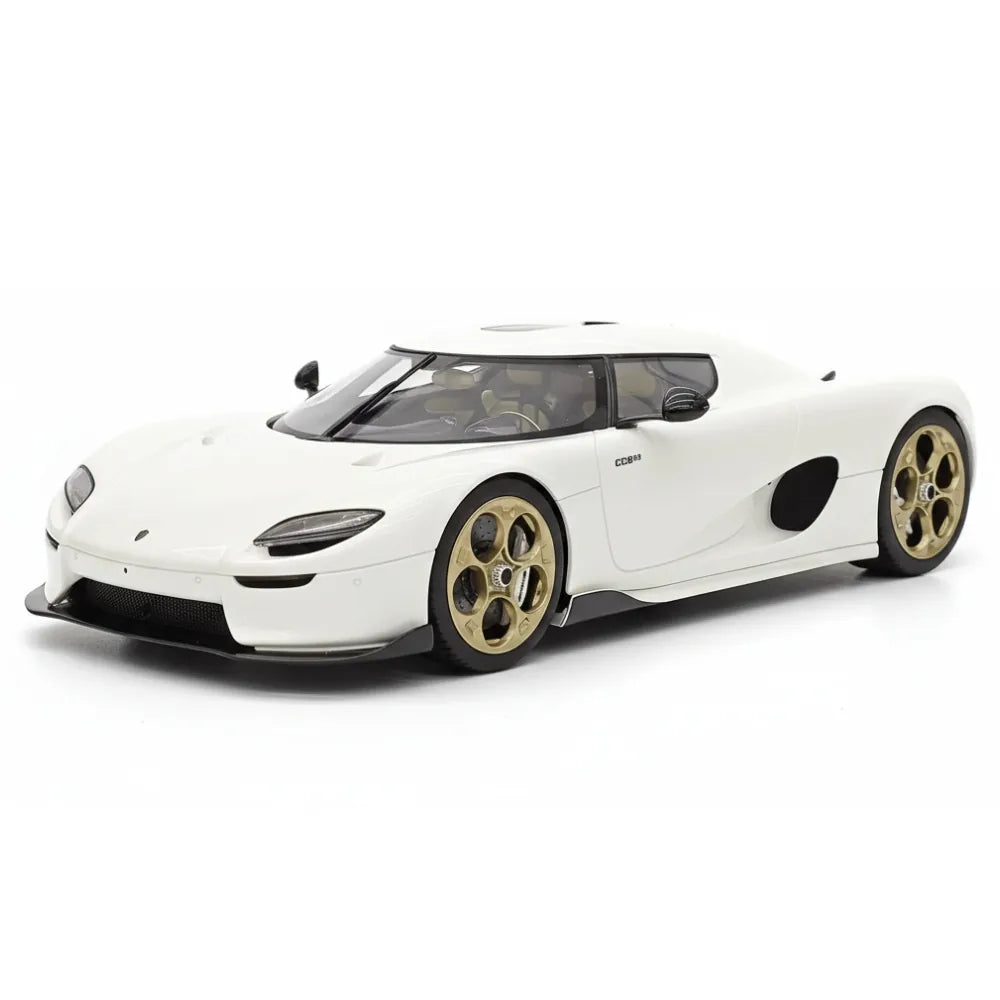 [GT Spirit] 1:18 Koenigsegg 2022 CC850 White Model Car Resin
