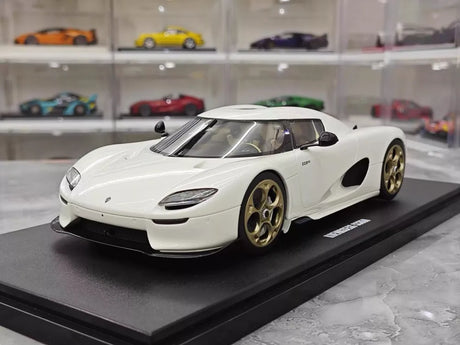 [GT Spirit] 1:18 Koenigsegg 2022 CC850 White Model Car Resin