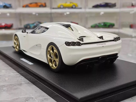 [GT Spirit] 1:18 Koenigsegg 2022 CC850 White Model Car Resin