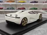 [GT Spirit] 1:18 Koenigsegg 2022 CC850 White Model Car Resin
