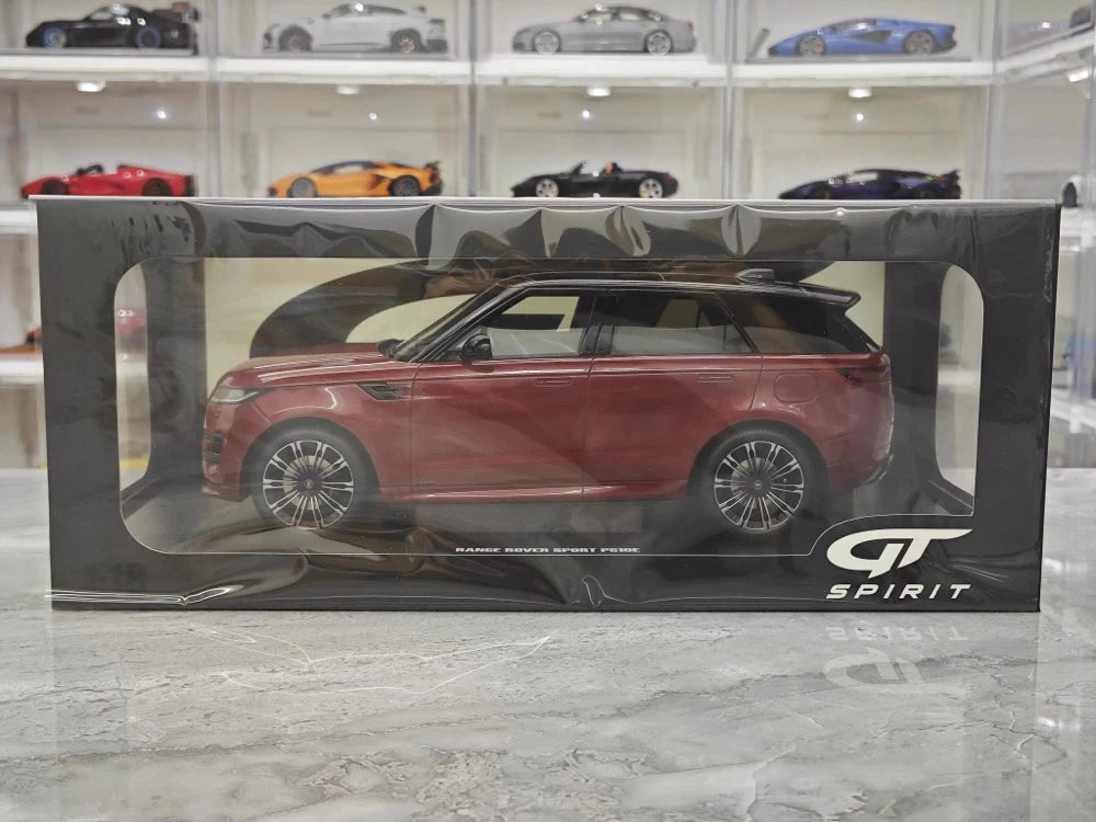[GT Spirit] 1:18 Land Rover 2023 Range Rover Sport Red Model Car Resin