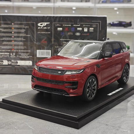 [GT Spirit] 1:18 Land Rover 2023 Range Rover Sport Red Model Car Resin