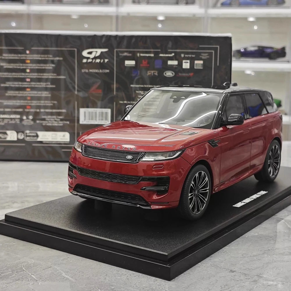 [GT Spirit] 1:18 Land Rover 2023 Range Rover Sport Red Model Car Resin